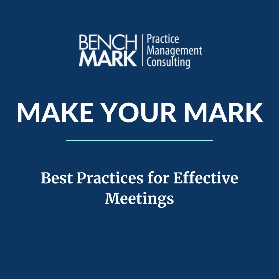 Best Practices for Effective Meetings Bench Mark